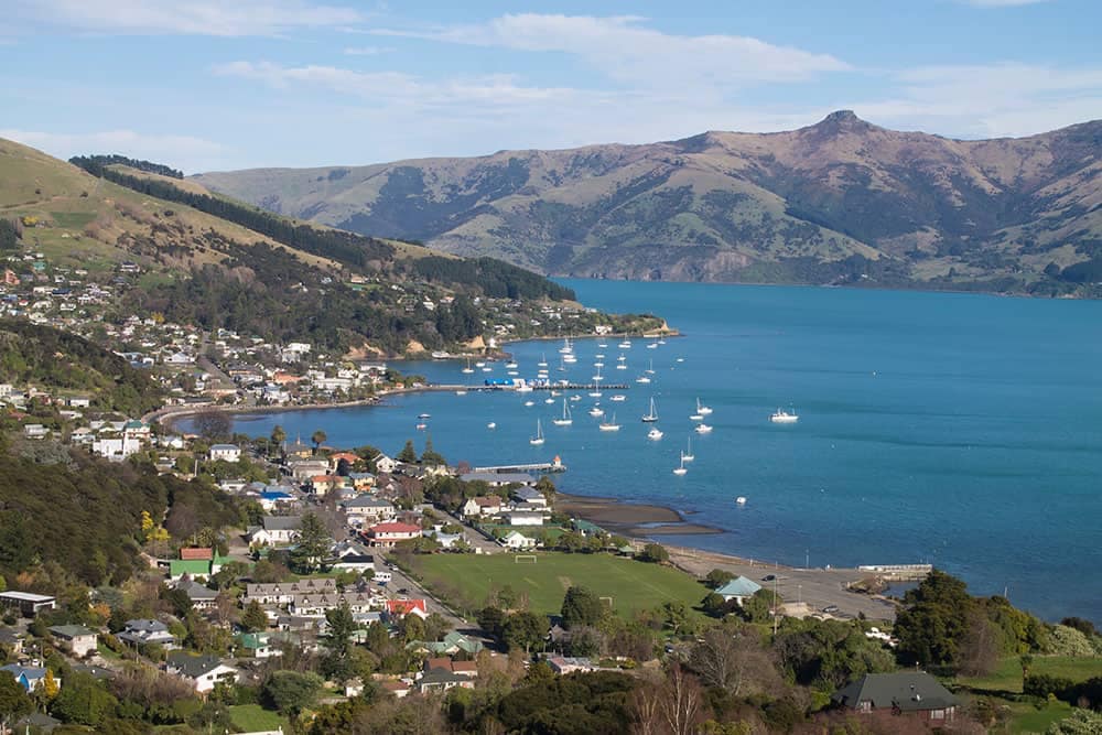 view-above-akaroa-new-zealand | Must Do New Zealand | Must Do New Zealand