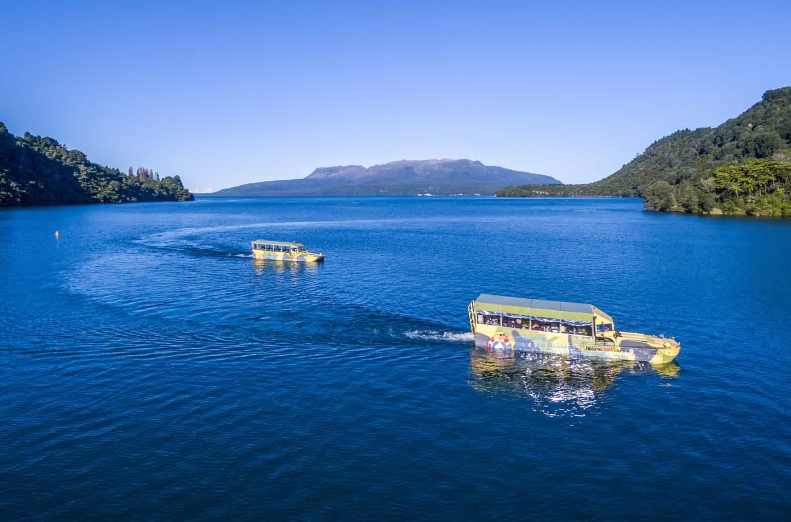 rotorua-duck-tours-amphibious-vehicle-lake-tarawera | Must Do New Zealand | Must Do New Zealand