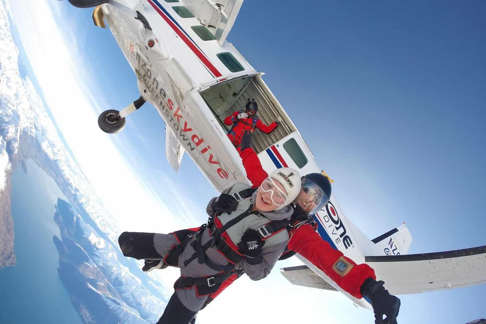 NZOne-Queenstowns-Tandem-Skydive-adrealin-activities-30 | Must Do New Zealand | Must Do New Zealand Tandem Skydivers adrenalin activity in queenstown