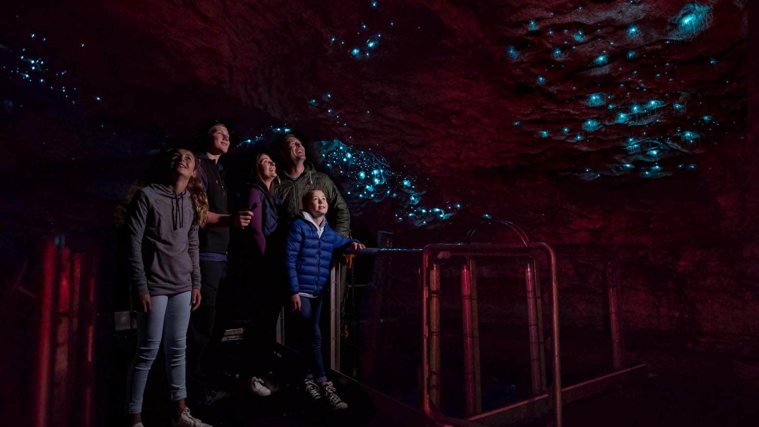 Glow-Worm-Caves-Te-Anau-15 | Must Do New Zealand | Must Do New Zealand Te Anau Glowworm Caves alllit up with glowworms