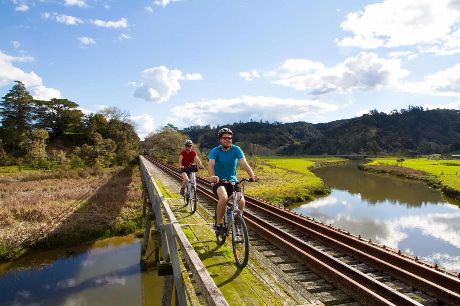 twin-coast-cycle-trail-top-trails-bike-hire-bay-of-islands-historic-rail-bridge | Must Do New Zealand | Must Do New Zealand
